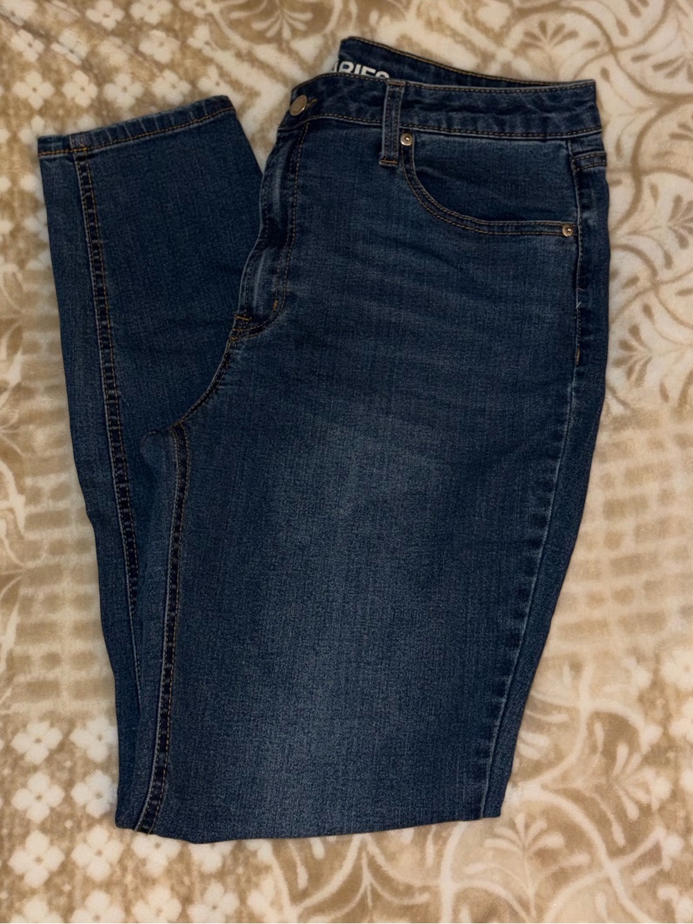 No Boundaries Dark Blue Skinny Stretch Jeans